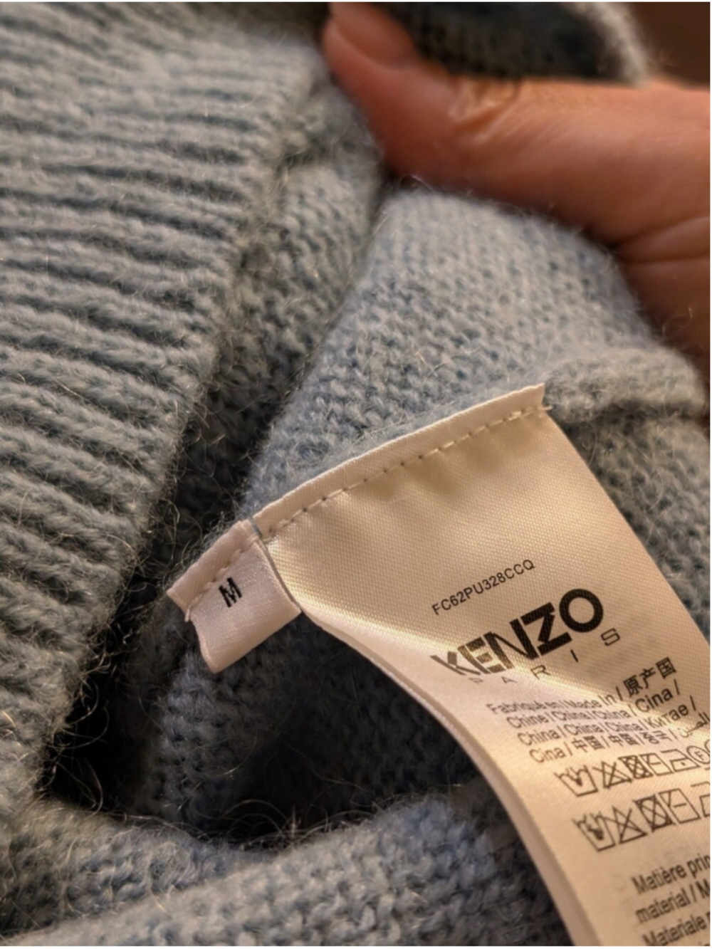 Kenzo wool/alpaca pullover sweater size M in excellent condition To - Picture 11 of 11